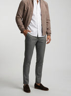 Men's Autumn Suede Zip-Up Bomber Jacket