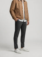 Men's Autumn Trucker Jacket with Sherpa Collar