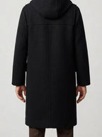Men's Autumn Twill Hooded Toggle Duffle Coat