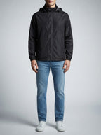 Men's Autumn Waterproof Rain Jacket with Snap Storm Flap
