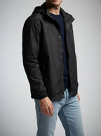 Men's Autumn Waterproof Rain Jacket with Snap Storm Flap