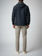 Men's Autumn Waterproof Rain Jacket with Snap Storm Flap