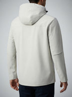 Men's Autumn Waterproof Shell Rain Jacket with Toggle Hood