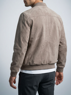 Men's Autumn Zip Front Stand Collar Flight Jacket