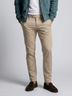 Men's Autumn Zip-Up Bomber Jacket with Ribbed Collar