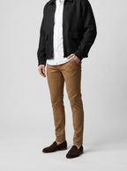 Men's Autumn Zip-Up Work Jacket with Fleece Collar