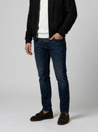 Men's Brushed Flat Collar Full Zip Jacket
