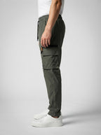 Men's Casual Cargo Joggers with Zip Pocket