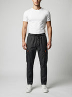 Men's Casual Cargo Joggers with Zip Pocket