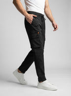 Men's Casual Cargo Joggers with Zip Pocket