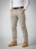 Men's Casual Cargo Trousers with Flap Pockets