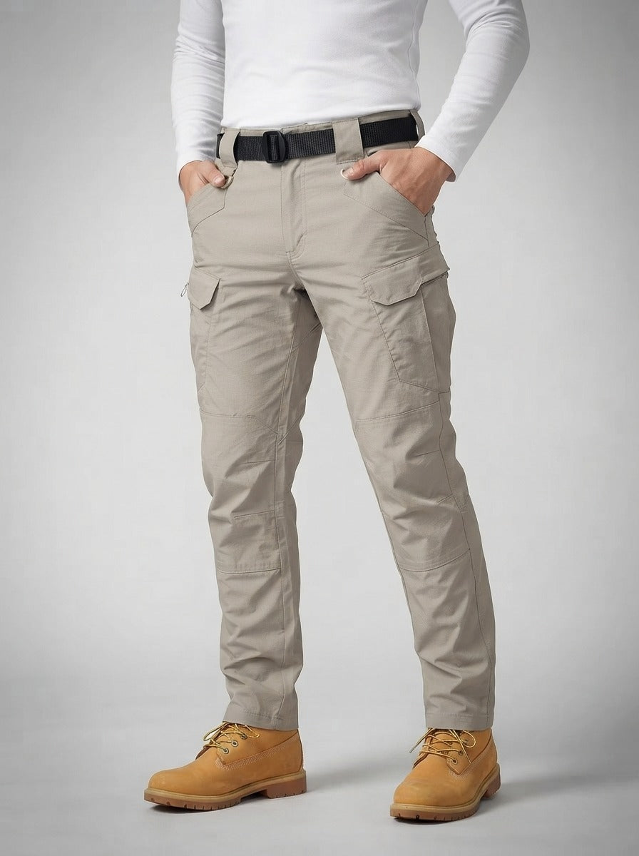 Men's Casual Cargo Trousers with Flap Pockets