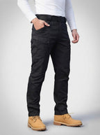 Men's Casual Cargo Trousers with Flap Pockets
