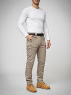Men's Casual Cargo Trousers with Flap Pockets