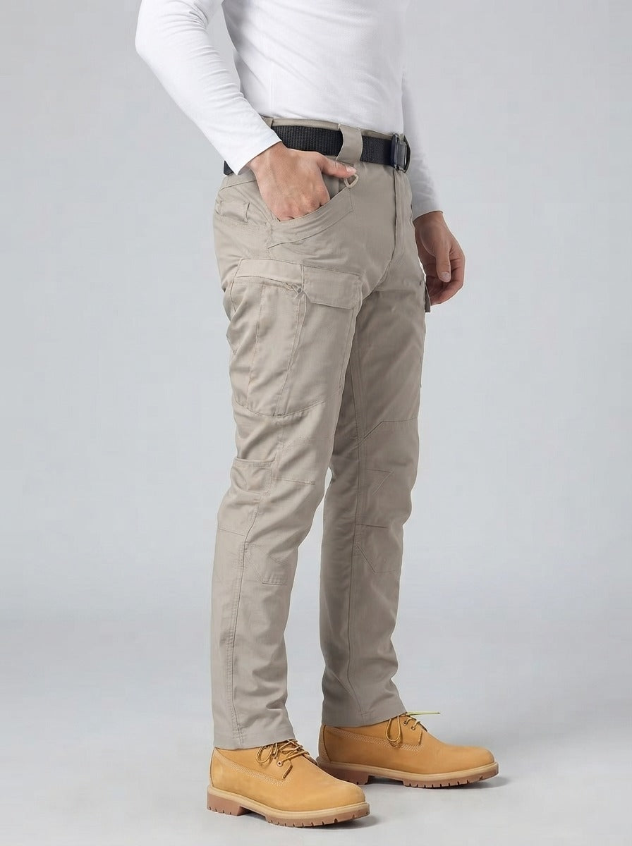 Men's Casual Cargo Trousers with Flap Pockets