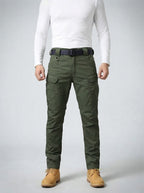 Men's Casual Cargo Trousers with Flap Pockets