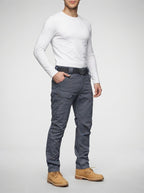Men's Casual Cargo Trousers with Flap Pockets