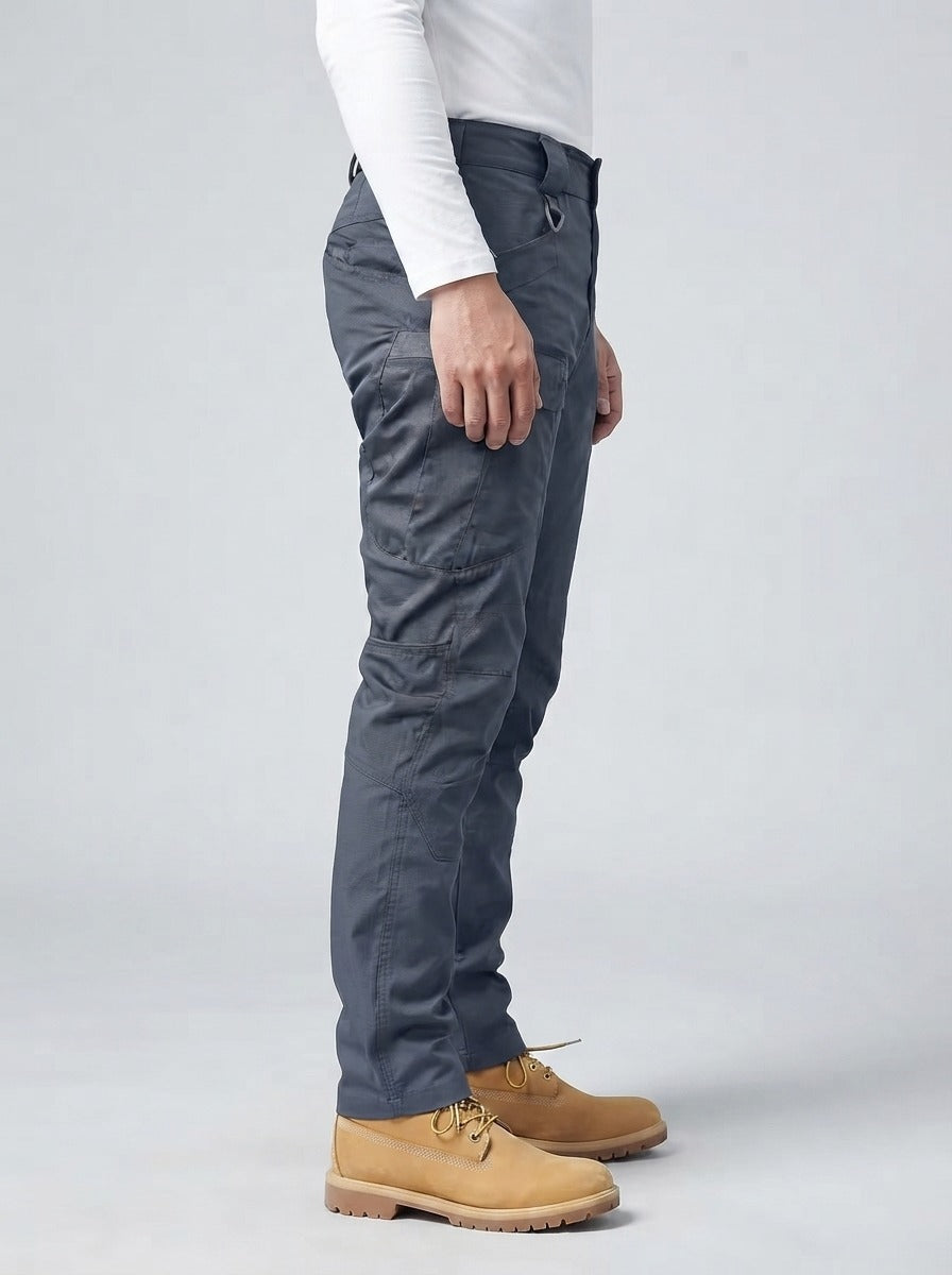 Men's Casual Cargo Trousers with Flap Pockets