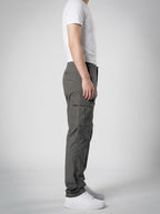 Men's Casual Cargo Trousers with Patch Pockets