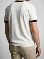 Men's Casual Contrast Trim Cotton Crew Neck T-Shirt