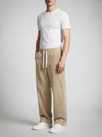 Men's Casual Corduroy Sweatpants with Drawstring Waist