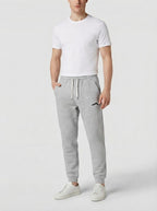 Men's Casual Fleece Joggers with Elasticated Drawstring Waist
