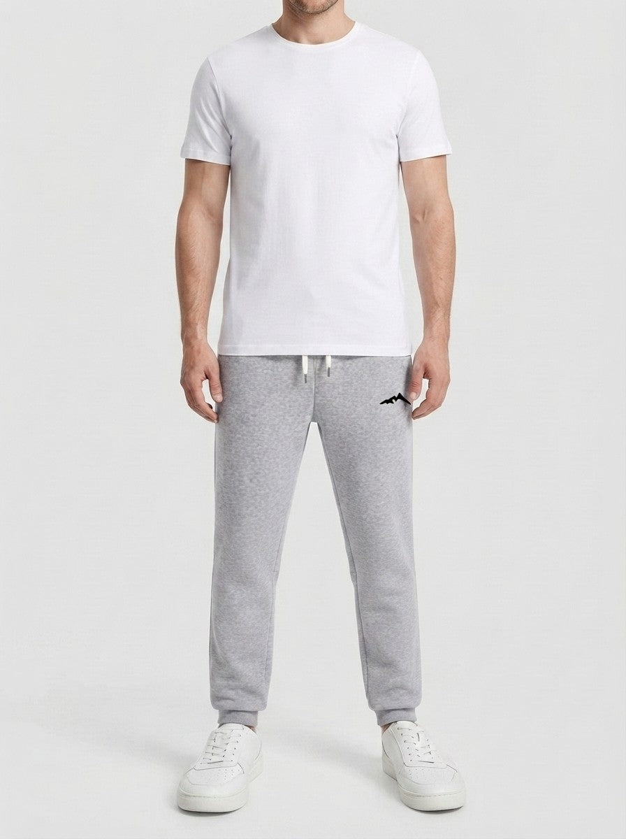Men's Casual Fleece Joggers with Elasticated Drawstring Waist