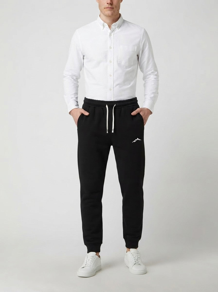 Men's Casual Fleece Joggers with Elasticated Drawstring Waist