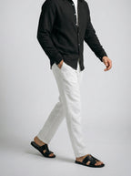 Men's Casual Linen Long Sleeve Shirt