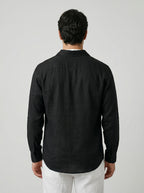 Men's Casual Linen Long Sleeve Shirt