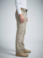 Men's Casual Multi Pocket Cargo Trousers with Zip Fastening