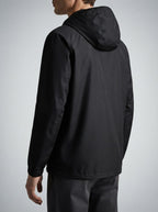Men's Casual Nylon Hooded Anorak with Zip Pocket