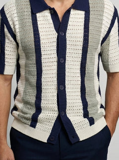 Cream/Navy