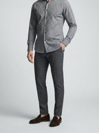 Men's Casual Slim Fit Check Cotton Shirt