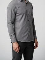 Men's Casual Slim Fit Check Cotton Shirt