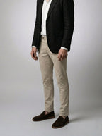 Men's Classic Linen Blend Notch Lapel Blazer