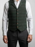 Men's Classic Single Breasted Lapel Wedding Waistcoat