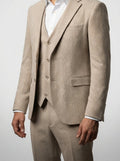 Men's Classic Single Breasted Three-Piece Wedding Suit
