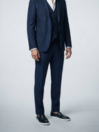 Men's Classic Single Breasted Three-Piece Wedding Suit