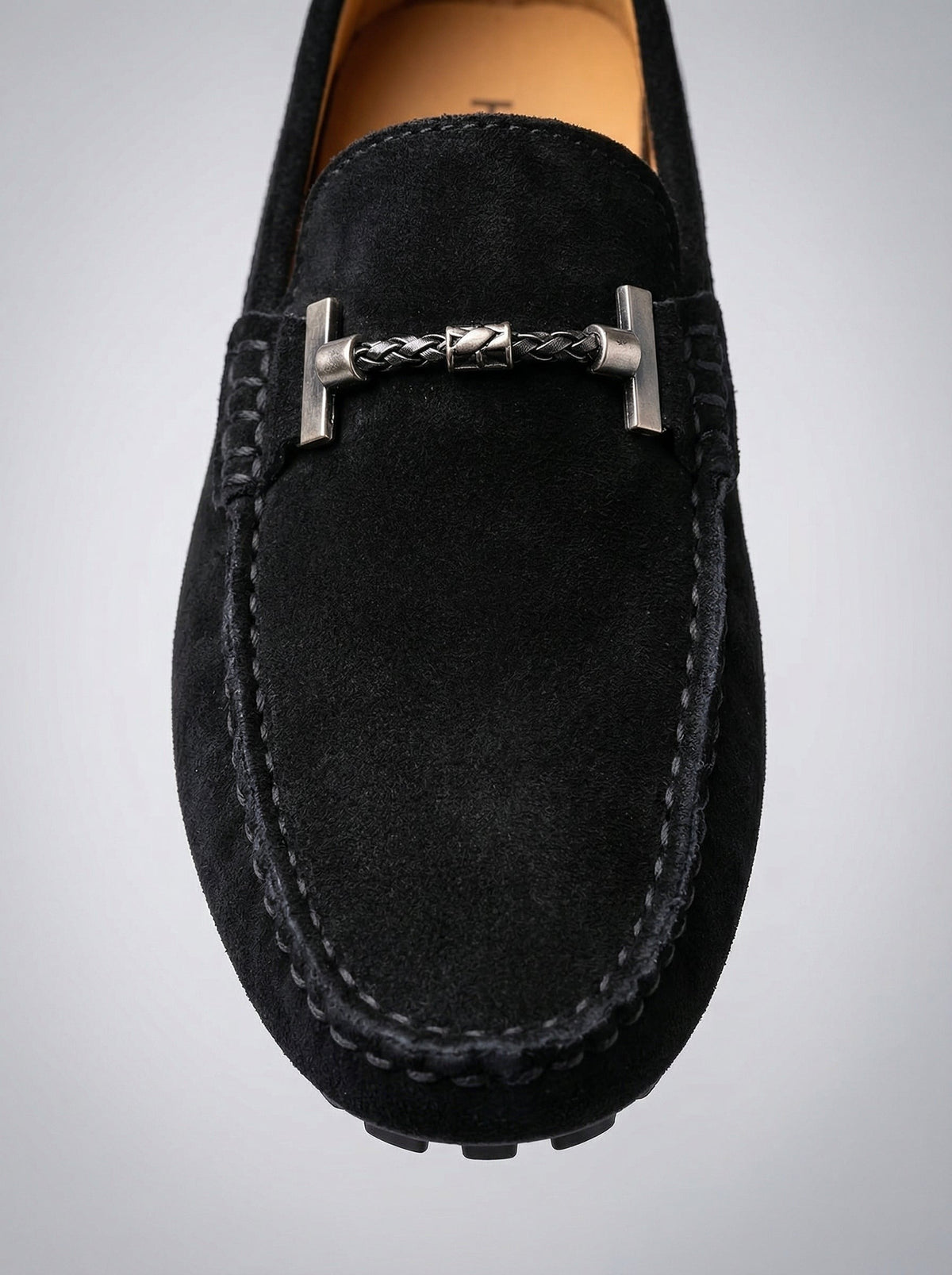 Men's Classic Slip-On Suede Horsebit Driving Loafers