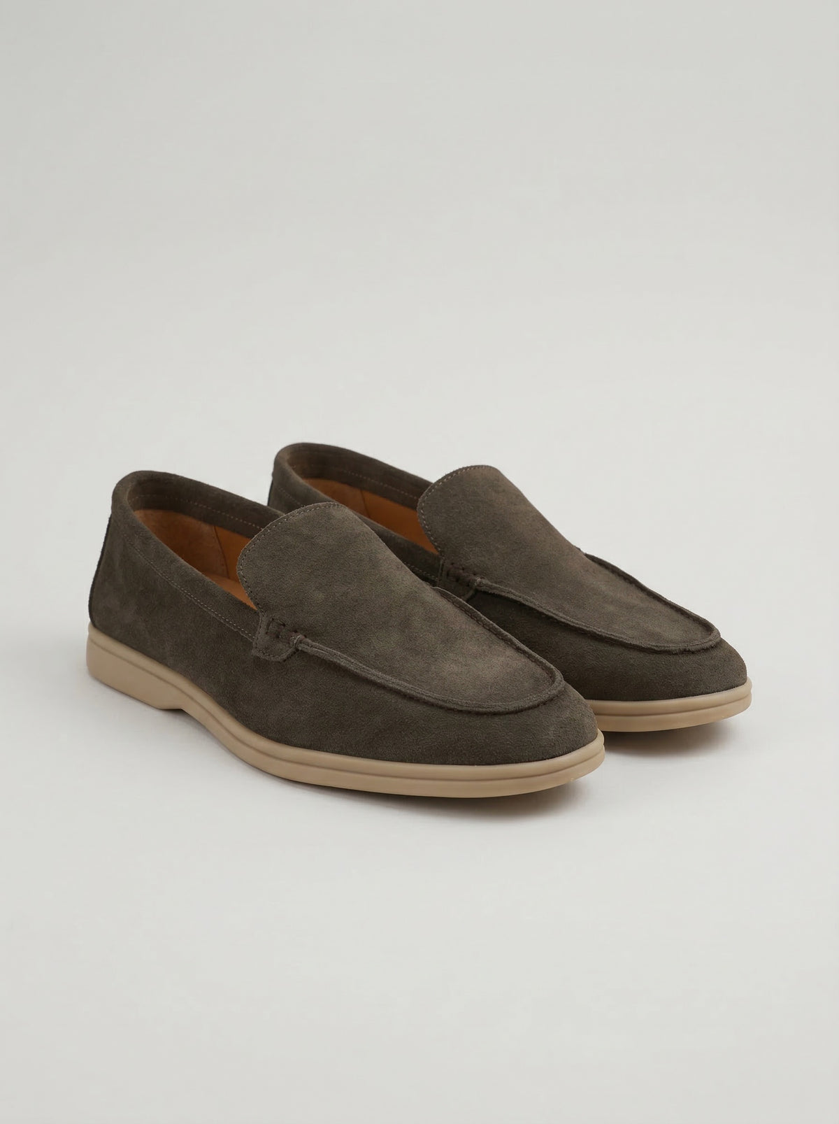 Men's Classic Slip-On Suede Loafers