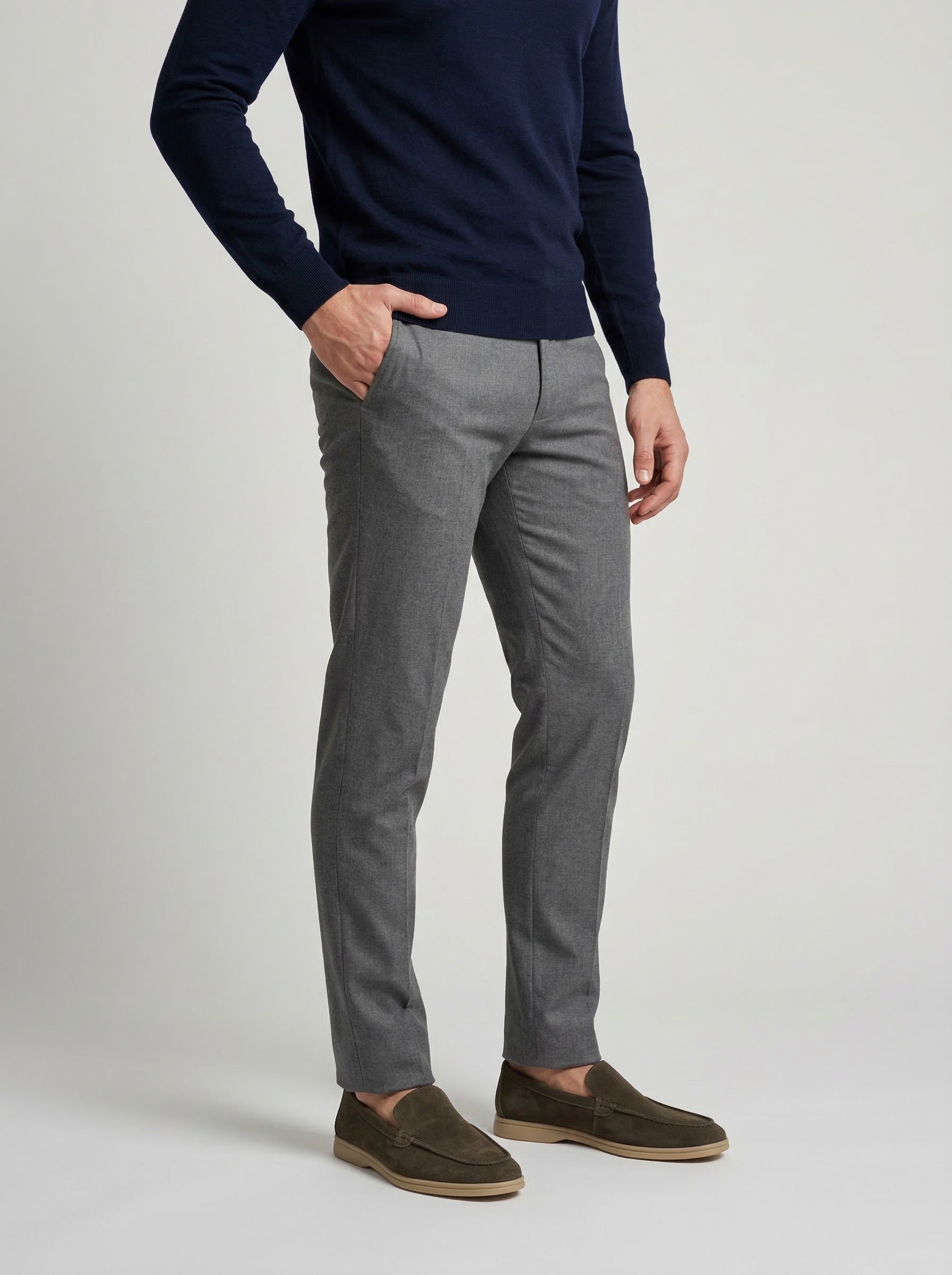 Men's Classic Slip-On Suede Loafers