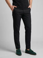 Men's Classic Slip-On Suede Tassel Loafers with Contrast Welt