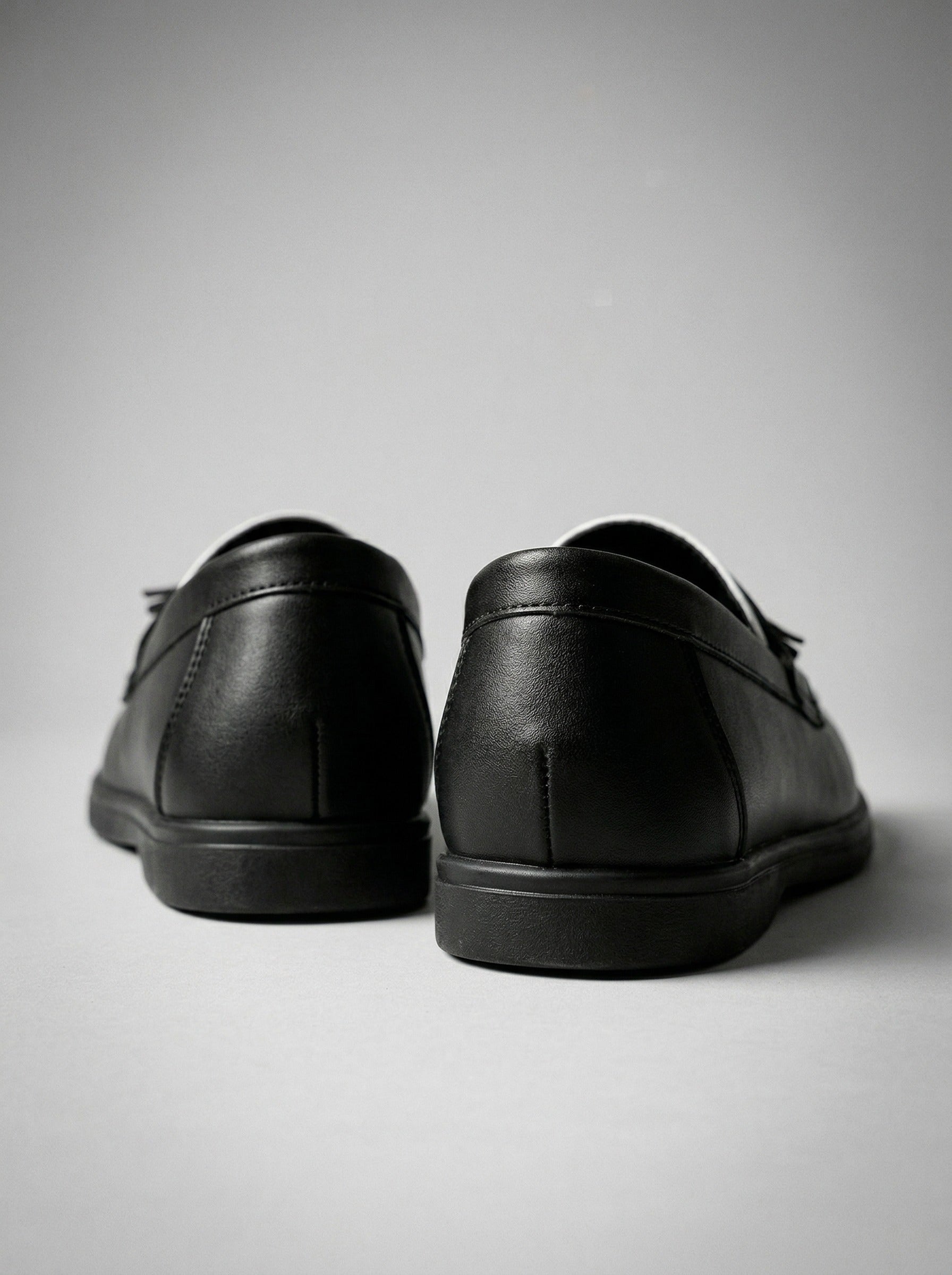 Men's Classic Slip-On Two Tone Leather Tassel Loafers