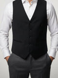 Men's Classic Tailored Wedding Suit Waistcoat
