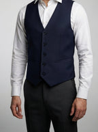 Men's Classic Tailored Wedding Suit Waistcoat