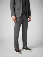 Men's Classic Three-Piece Wedding Suit with Notch Lapels
