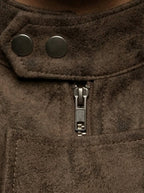 Men's Distressed Moto Jacket