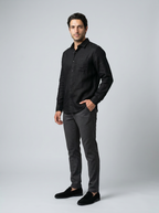 Men's Linen Cotton Camp Collar Shirt