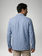 Men's Linen Notch Lapel Jacket